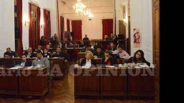 El oficialismo impuso su posición y desde el público surgieron algunos insultos. (LA OPINION) El oficialismo impuso su posición y desde el público surgieron algunos insultos. (LA OPINION)