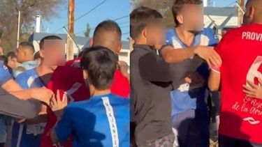 Al adolescente lo agredió uno de los deportistas del equipo visitante que se pasó al otro lado del alambrado para atacar al menor que auxilió a un amigo de las divisiones formativas del Club Viajantes. Al adolescente lo agredió uno de los deportistas del equipo visitante que se pasó al otro lado del alambrado para atacar al menor que auxilió a un amigo de las divisiones formativas del Club Viajantes.