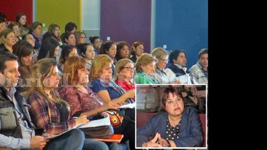 Marcela Rojas destacó la importancia de la formación continua de enfermeros. (LA OPINION)