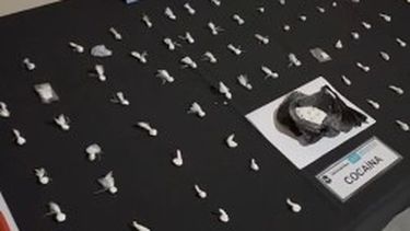 Las dosis de drogas y evidencia que le sirve a la Fiscalía 9 para avanzar en la instrucción judicial contra las personas sospechadas de integrar la organización criminal. Las dosis de drogas y evidencia que le sirve a la Fiscalía 9 para avanzar en la instrucción judicial contra las personas sospechadas de integrar la organización criminal.