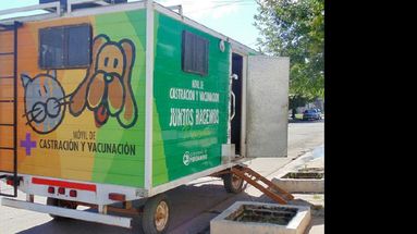 La Casilla de Castración del Municipio recorre los diferentes barrios de la ciudad brindando el servicio de esterilización. (ARCHIVO LA OPINION)