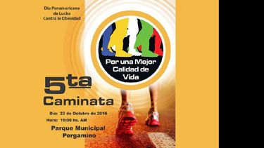 Mañana se realizará  la 5ª Caminata por una  mejor calidad de vida