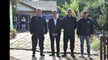 El ministro de Seguridad bonaerense, Cristian Ritondo, dijo que el Gobierno va contra toda la cadena que conforma la red del narcotráfico. (DIB)