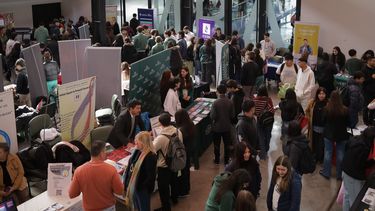 Más de 2.000 fueron los jóvenes estudiantes que asistieron a la muestra en Pergamino.