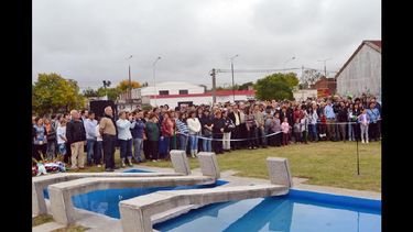 La mayor parte del acto se llevará a cabo en el monumento ubicado en Tucumán y Vélez Sarsfield. (ARCHIVO LA OPINION)