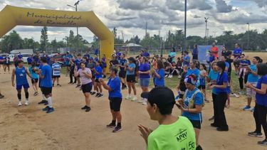 El Parador Municipal fue sede de una nueva jornada de la Maratón Azul por la inclusión, actividad organizada por la Dirección de Deportes de la Municipalidad de Ramallo. El Parador Municipal fue sede de una nueva jornada de la Maratón Azul por la inclusión, actividad organizada por la Dirección de Deportes de la Municipalidad de Ramallo.