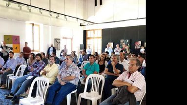 El lanzamiento del Polo de Innovación Tecnológica se concretó ayer en el Museo de la Ciudad. (LA OPINION)