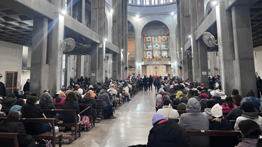Llegó la peregrinación de Rosario a la Virgen de San Nicolás Llegó la peregrinación de Rosario a la Virgen de San Nicolás