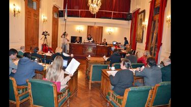 La sesión del Concejo desarrollada el martes tuvo varios momentos de discusiones. (LA OPINION)