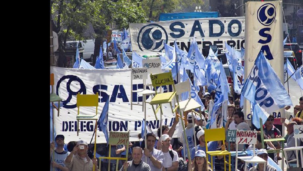 Los educadores privados anunciaron un paro para el viernes 2 de septiembre. (SADOP)