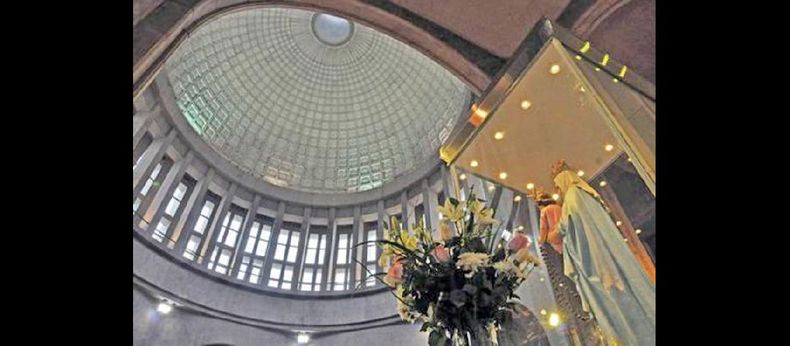 La inauguración del Santuario dedicado a la Virgen fue uno de los acontecimientos que se realizó durante la gestión del actual obispo, Héctor Cardelli. (INTERNET)