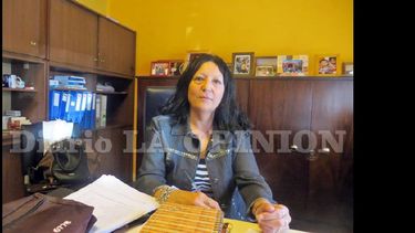 Graciela Sibat describió la realidad del sector salud y la tarea del gremio. (LA OPINION)