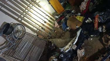 Zarate: Incendio en los Ceibos. Zarate: Incendio en los Ceibos.