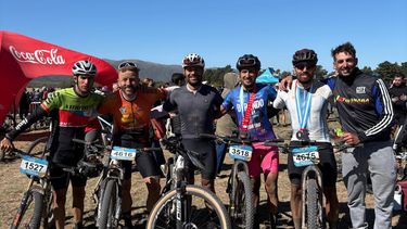 Julián Franco, Walter Santupery, Diego Arechaga, Walter Alonso y Juan Cintora.