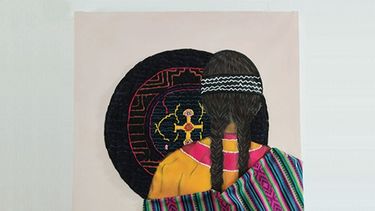 Obra de Micaela Bello. Crear es resistir la urgencia reúne en el Centro Cultural Registrarte a más de treinta artistas mujeres. Obra de Micaela Bello. Crear es resistir la urgencia reúne en el Centro Cultural Registrarte a más de treinta artistas mujeres.