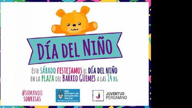 La jornada festiva se desarrollará en la Plaza del barrio Güemes, a las 14:00. (DIRECCION DE JUVENTUD)