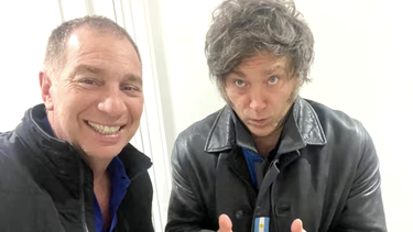 Diego Santilli y el presidente Javier Milei Diego Santilli y el presidente Javier Milei