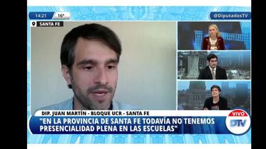 El diputado Juan Martín, del bloque de la Unión Cívica Radical. El diputado Juan Martín, del bloque de la Unión Cívica Radical.