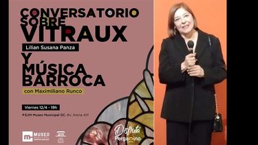 En el marco de la muestra De lo sagrado a lo terrenal, de Susana Panza, este viernes habrá un conversatorio con la artista, quien estará acompañada por Maximiliano Runco, que interpretará música barroca.