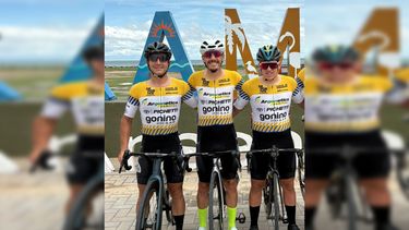 Carlos Anías, Sebastián Cianci y Román Giménez, tres de los integrantes del equipo.