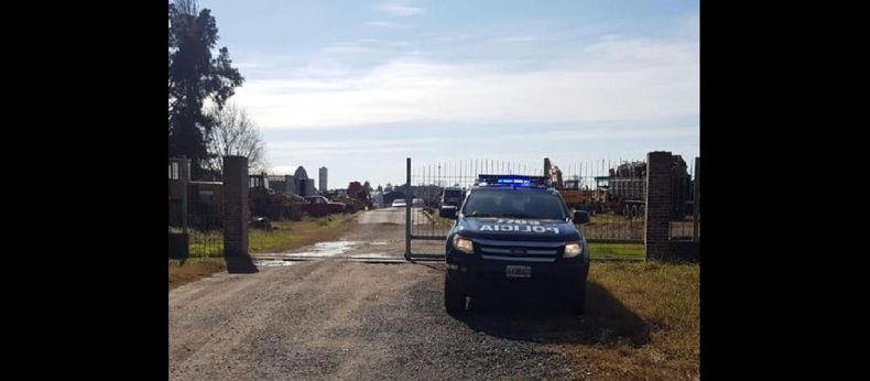 La investigación realizada por personal de la Subdelegación Pergamino de la Policía Federal concluyó en uno de los predios allanados. (POLICIA FEDERAL)