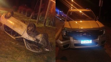 Choque entre un auto y una camioneta en la Ruta 188 dejó un hombre lesionado en Pergamino. Choque entre un auto y una camioneta en la Ruta 188 dejó un hombre lesionado en Pergamino.
