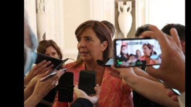 La portavoz del Gobierno, Gabriela Cerrutti. La portavoz del Gobierno, Gabriela Cerrutti.