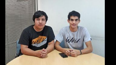 Facundo Servino y Nahuel Filippini, de la comisión normalizadora. (LA OPINION)