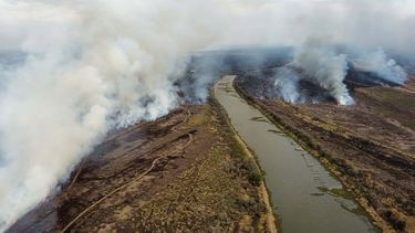 Tras una breve atenuación, la ciudad de San Nicolás y el Delta del Paraná volvieron a quedar bajo peligro extremo de incendios. Tras una breve atenuación, la ciudad de San Nicolás y el Delta del Paraná volvieron a quedar bajo peligro extremo de incendios.