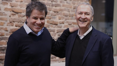 Facundo Manes y Juan Schiaretti Facundo Manes y Juan Schiaretti