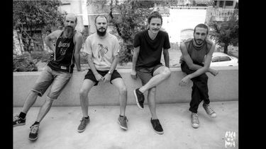 Federico Calabia, Santiago Boscacci, Fausto Nascimbene y Juan Casanovas. Federico Calabia, Santiago Boscacci, Fausto Nascimbene y Juan Casanovas.