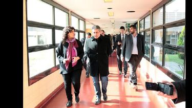 Durante 2016 la ministra Ortiz relevó las necesidades de los hospitales, entre ellos el San José. (ARCHIVO LA OPINION)