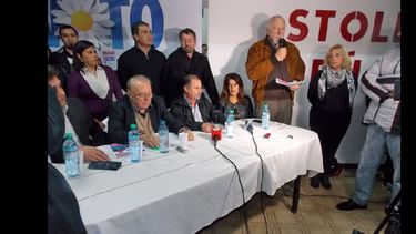Durante la presentación hablaron Luis Migliaro y Leandro Peñaloza. (PRENSA PROGRESISTAS)