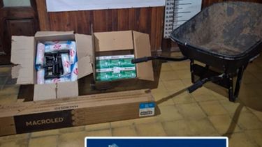 San Pedro: La Policía secuestró materiales descartados por sospechosos que huyeron San Pedro: La Policía secuestró materiales descartados por sospechosos que huyeron