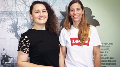 La Noche de los Museos 2025. Silvina D’Rrico, presidente de a la Asociación Amigos del Museo y Belén Polizzi a cargo del Museo Municipal en rueda de prensa.