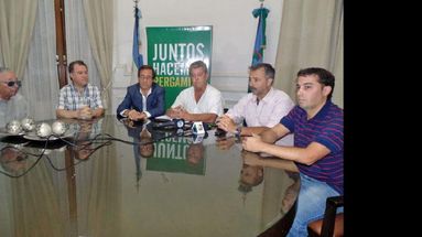 Oscar Carlotto, Nelson Figueredo, Fernando Escobar, José Apesteguía, Pablo Sorasio y Javier Genoud. (LA OPINION)
