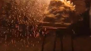 Momento previo a la explosión del artefacto en la Escuelña de Rancagua. Momento previo a la explosión del artefacto en la Escuelña de Rancagua.