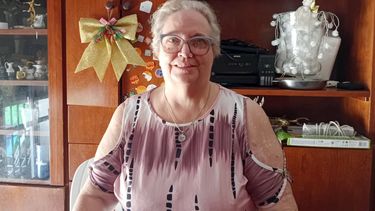 Laura Saccomanno, en la intimidad de su hogar, recibió a LA OPINION. Laura Saccomanno, en la intimidad de su hogar, recibió a LA OPINION.