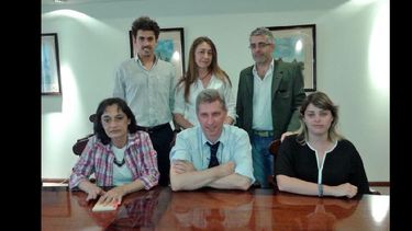 Integrantes del Instituto de Derecho Agrario y Ambiental del Colegio de Abogados explicaron los alcances de la actividad. (LA OPINION)