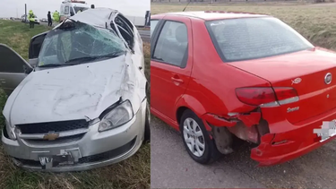 Accidente a la altura de San Nicolas en la Ruta Nacional 9. Tres heridos. Accidente a la altura de San Nicolas en la Ruta Nacional 9. Tres heridos.