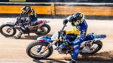 Santiago Arangio volvió a ser parte de una final en el Mundial FIM de Flat Track. Santiago Arangio volvió a ser parte de una final en el Mundial FIM de Flat Track.
