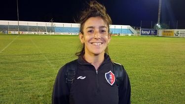 Gabriela Perrotta, una de las referentes del plantel campeón de San José. Gabriela Perrotta, una de las referentes del plantel campeón de San José.
