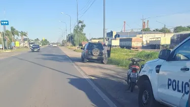 Chocaron un auto Ford Ecosport y una moto 110 en ruta 8 y Azcuénaga en la tarde de este miércoles. Chocaron un auto Ford Ecosport y una moto 110 en ruta 8 y Azcuénaga en la tarde de este miércoles.