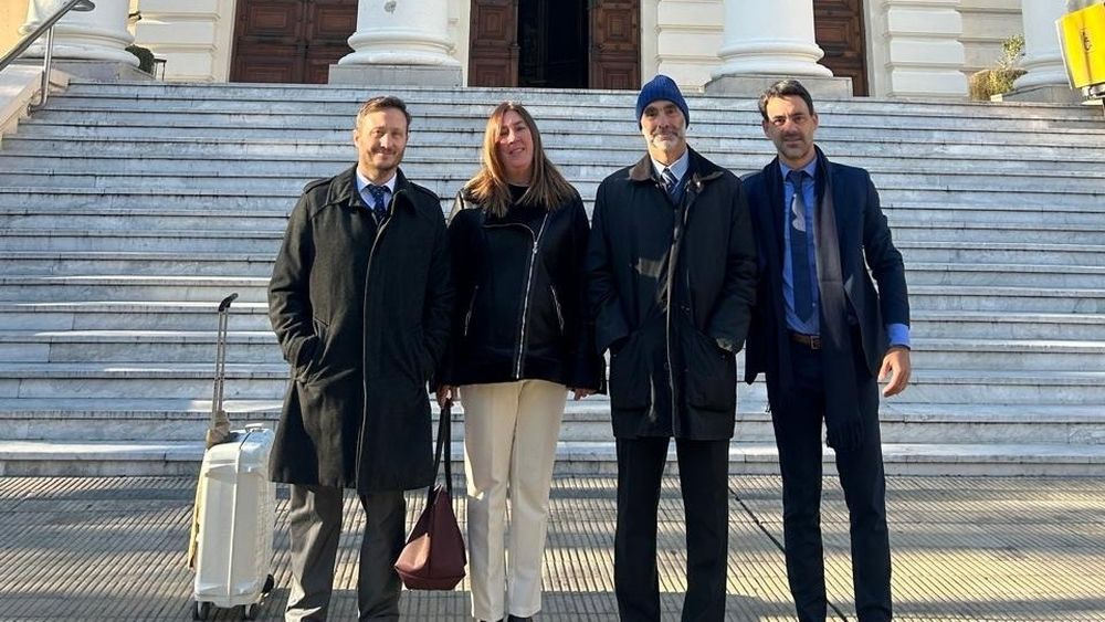 Pedro Zanardi; Mariángeles Villalba; Pablo Santamarina y Juan Tomás Godoy en la Legislatura bonaerense.