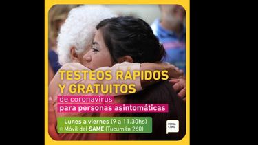 El servicio busca brindar tranquilidad y prevención a los vecinos que no poseen síntomas pero que volvieron de viaje o planean compartir las fiestas de fin de año con sus familiares o amigos.