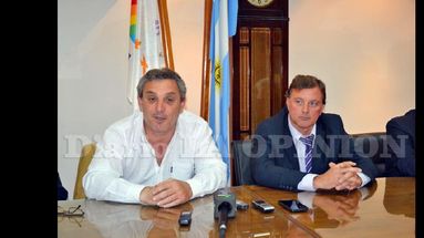 Roberto Zucarelli, elegido el lunes presidente de la Celp, junto a Pablo Biglieri, nuevo vicepresidente de la entidad. (LA OPINION)