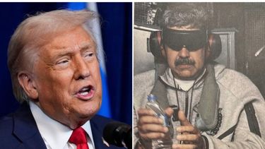 La foto difundida por Donald Trump de la detención de Nicolás Maduro La foto difundida por Donald Trump de la detención de Nicolás Maduro