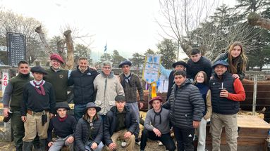 El equipo de la Escuela Agrotécnica de Pergamino que obtuvo importantes logros en Junín.
