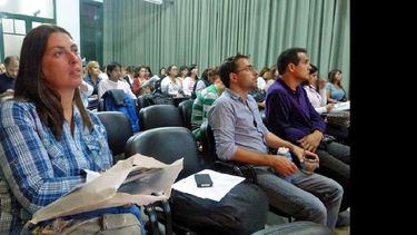 Es nutrida la participación en el curso que se dicta en el Instituto Maiztegui. (INEVH)