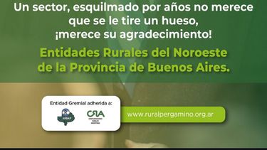 La sociedad rural de Pergamino: comunicado contra Milei La sociedad rural de Pergamino: comunicado contra Milei